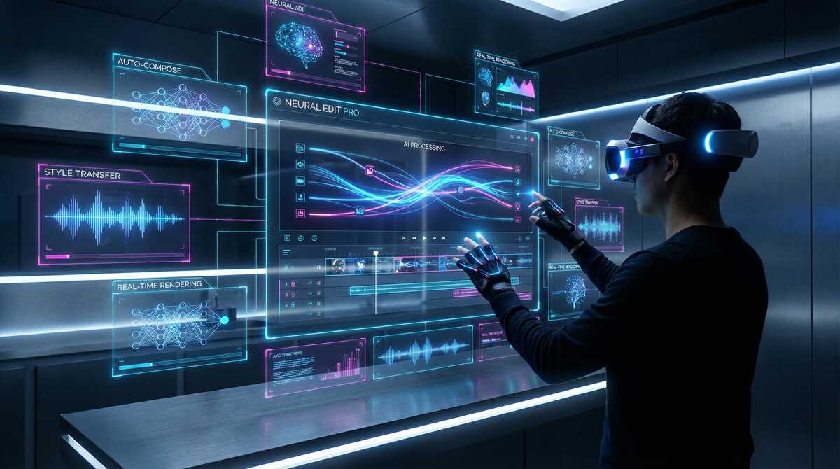 蜜桃视频 AI视频剪辑工具界面